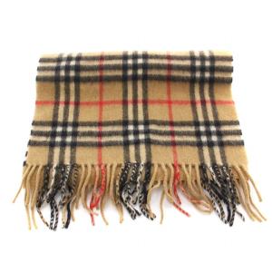 burberrys ヴィンテージ マフラー ノバチェック カシミヤ ブラウン