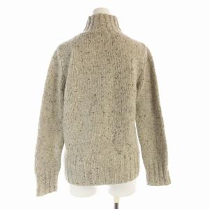 OLD ENGLAND カーディガン ニット ハイネック ライトグレー