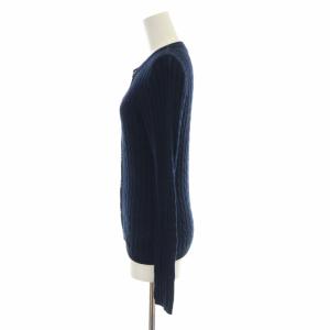 45rpm umii908 カーディガン ケーブルニット 長袖 1 S 紺 ネイビー