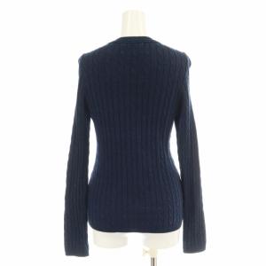 45rpm umii908 カーディガン ケーブルニット 長袖 1 S 紺 ネイビー