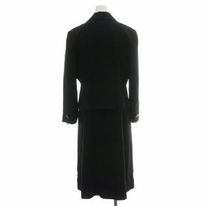 GIVENCHY セットアップ テーラードジャケット アウター ショート丈 シングル 総裏地 フレアワンピース ひざ丈 半袖 クルーネック 無地