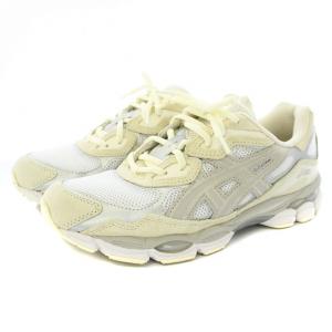 asics GEL-NYC WHITE/OYSTER GREY ゲルエヌワイシー ホワイト/オイスターグレー スニーカー