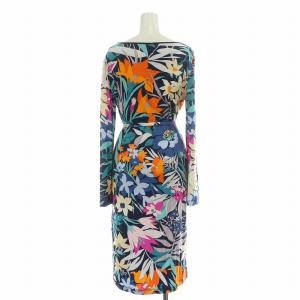 LEONARD PARIS ワンピース 花柄 40 マルチカラー