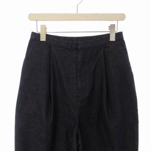 ENFOLD デニム ジーンズ テーパードパンツ M インディゴブルー