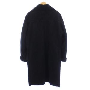 BEDWIN＆THE HEARTBREAKERS フェイクムートンコート アウター ロング ショールカラー ボア 3 L 黒 ブラック