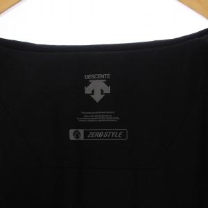 DESCENTE ZERO STYLE ソロテックス マルチトレーニングウェア 中綿ジャケット アウター フーディ ジップアップ L 黒 ブラック