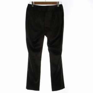 ISSEY MIYAKE テーパードパンツ スリム フルレングス 1 S 黒 ブラック /RO