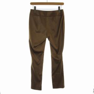 ISSEY MIYAKE テーパードパンツ スリム フルレングス 1 S 茶 ブラウン /RO