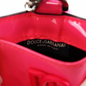 DOLCE&GABBANA カードケース 定期入れ ロゴ ピンク /AN10 OH