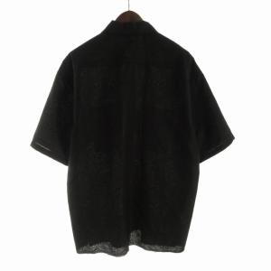 MONKEY TIME タグ付き PE JACQUARD CUT-OFF SHIRT カジュアルシャツ ペイズリー柄 カットオフ