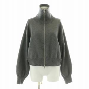 ReNAVE 24AW スムースニットトラックジャケット アウター ショート丈 ジップアップ ストレッチ