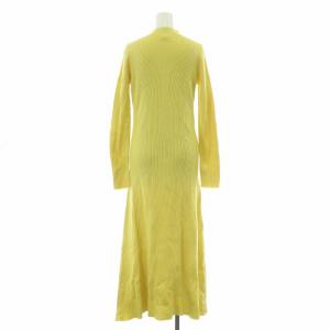 CFCL PORTRAIT DRESS ポートレートドレス フレアワンピース マキシ ロング リブニット 長袖 ハイネック