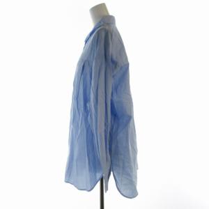JOURNAL STANDARD 23SS フロントタックビッグシャツ ブラウス 長袖 F ライトブルー 23050400700010