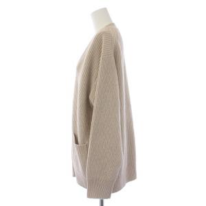 23区 24AW カシミヤブレンド ニット カーディガン 長袖 Vネック 38 M ベージュ KRWOCW0550