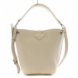 Longchamp Le Roseau XS バケットバッグ 2way レザー パピエ