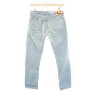 45R デニムパンツ ジーンズ ジップフライ やぎ革 28 M インディゴ /YT