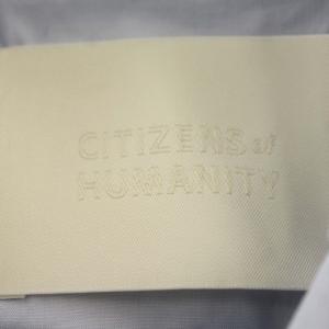 CITIZENS OF HUMANITY シャツ ブラウス 長袖 コットン S 水色 ライトブルー /G