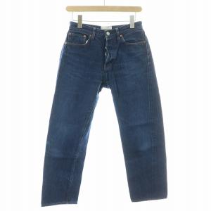 デニムパンツ ジーンズ ボタンフライ インディゴ /BB