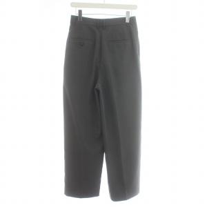 BEAUTY&YOUTH UNITED ARROWS ポプリン ラップ ワイドパンツ タック センタープレス ジップフライ M グレー 16141266279