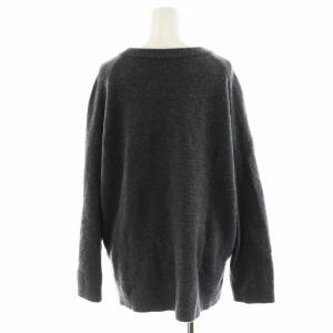 EVERYDAY I LIKE 20AW Boucle クルーネック プルオーバー ニット セーター 長袖 ウール グレー 20080500807030