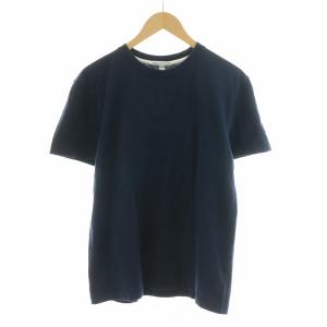 Tシャツ カットソー 半袖 プルオーバー ロゴ刺繍 M 紺 ネイビー TH3233L /NQ