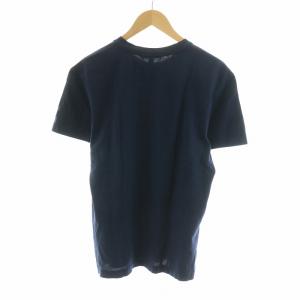 LACOSTE Tシャツ カットソー 半袖 プルオーバー ロゴ刺繍 M 紺 ネイビー TH3233L /NQ