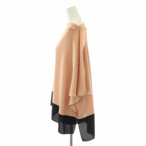 ADORE シャツ ブラウス プルオーバー 袖スリット ビッグシルエット バタフライスリーブ M 38 ピンクベージュ