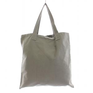 MARGARET HOWELL HOUSEHOLD GOODS COTTON LOGO BAG トートバッグ ロゴ キャンバス ライトグレー