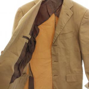 UNITED ARROWS テーラードジャケット 3B サイドベンツ アウター 44 L ベージュ /YM