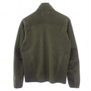 Patagonia R2フリースジャケット ジップアップ ハイネック ロゴ S カーキ 25136