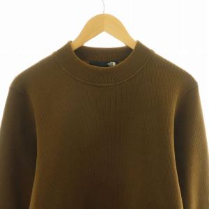 THE NORTH FACE エクスプローラーテックセーターモックネック ニット セーター プルオーバー クルーネック 長袖 L 茶 ブラウン NT61862