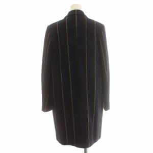 Harris Tweed HarrisTweed ライフウィズフラワーズ LIFE WITH FLOWERS ツイード チェスターコート ストライプ ウール