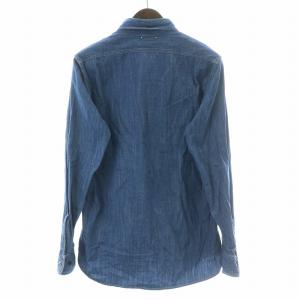MINEDENIM DENIM MILITARY WORK SHIRT デニムミリタリーワークシャツ カジュアル 長袖 レギュラーカラー