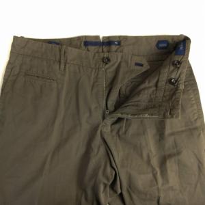 INCOTEX スラックスパンツ テーパード センタープレス 46 M 茶 ブラウン