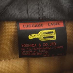 PORTER ラゲッジレーベル luggage label リュックサック バックパック PVC 吉田カバン ベージュ
