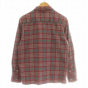 NEIGHBORHOOD CLASS-5 ネルシャツ チェック 長袖 厚手 シャツ M 赤 ボルドー 緑 /G