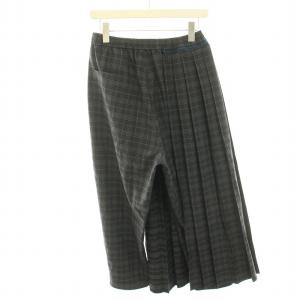 STOF イージーパンツ ラップパンツ チェック柄 タグ付き S グレー 緑 グリーン /YT