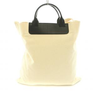 Y's ヨウジヤマモト トートバッグ ハンドバッグ ワンショルダーバッグ 2way キャンバス ロゴ刺繍 生成り 黒 ブラック