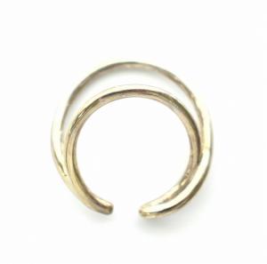 HYKE ダブルフープイヤーカフ イヤカフ SV シルバー アクセサリー ジュエリー /DK