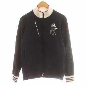 ゴルフウェア ジャージ ナイロン ジャケット ブルゾン ロゴ M ネイビー 紺 /G