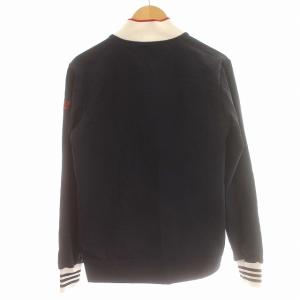 adidas ゴルフウェア ジャージ ナイロン ジャケット ブルゾン ロゴ M ネイビー 紺 /G