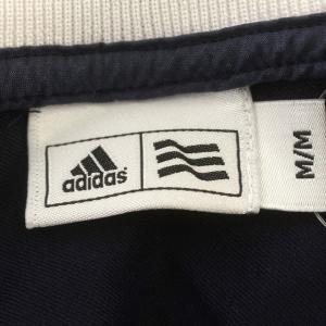 adidas ゴルフウェア ジャージ ナイロン ジャケット ブルゾン ロゴ M ネイビー 紺 /G