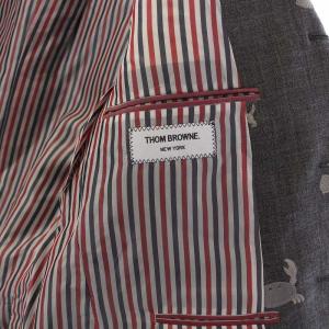 THOM BROWNE テーラードジャケット ファンミックス クジラ 1 グレー MJC159A-01543035
