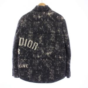 DIOR HOMME 20AW アトリエグラフィック キルティングジャケット XS グレー 043J502A0664