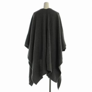 AMERICANA ポンチョ カーディガン ニット ヤク グレー