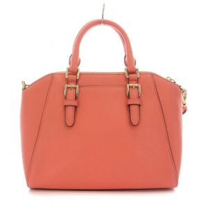 MICHAEL KORS ハンドバッグ ショルダーバッグ 2WAY レザー サーモンピンク