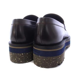 UNDERCOVER ローファー ビブラムソール レザー M ブラウン 04F01-1