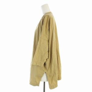 45rpm Tシャツ カットソー プルオーバー 半袖 クルーネック ベージュ