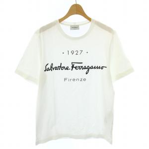 Tシャツ カットソー ロゴプリント 半袖 クルーネック イタリア製 S 白 ホワイト 0746-001