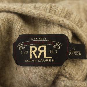 RRL ラルフローレン ニット ハイネック シルク混 セーター 長袖 1 S ベージュ